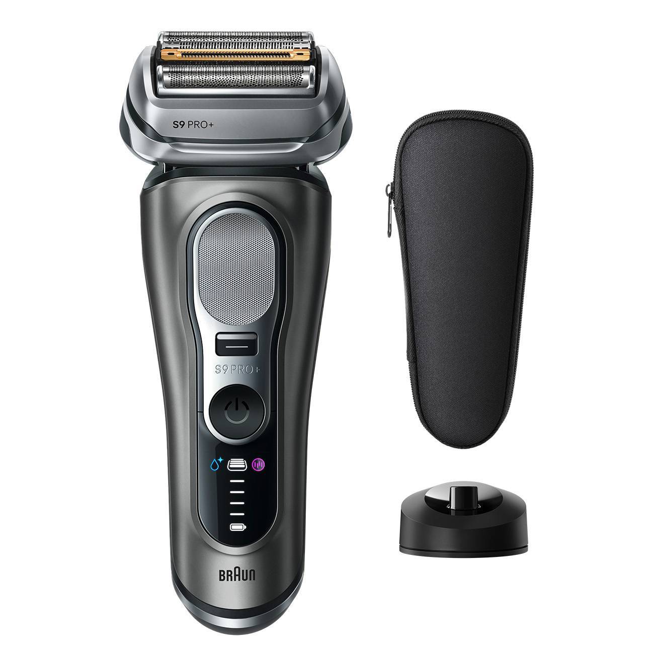 Braun Электрическая бритва S9 9615s с зарядной станцией и футляром серый тип 5793  1