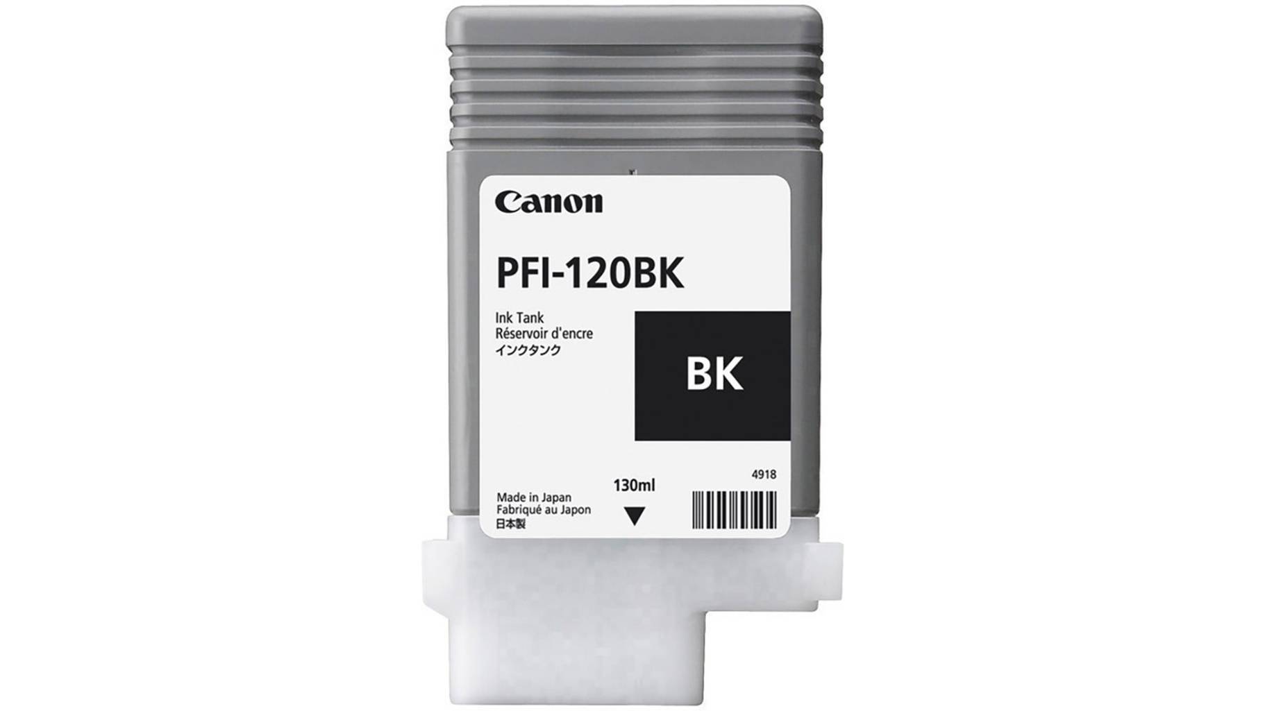 Струйный картридж Canon imagePROGRAF TM-200/TM-300 PFI-120BK (2885C001) Black (130мл), шт