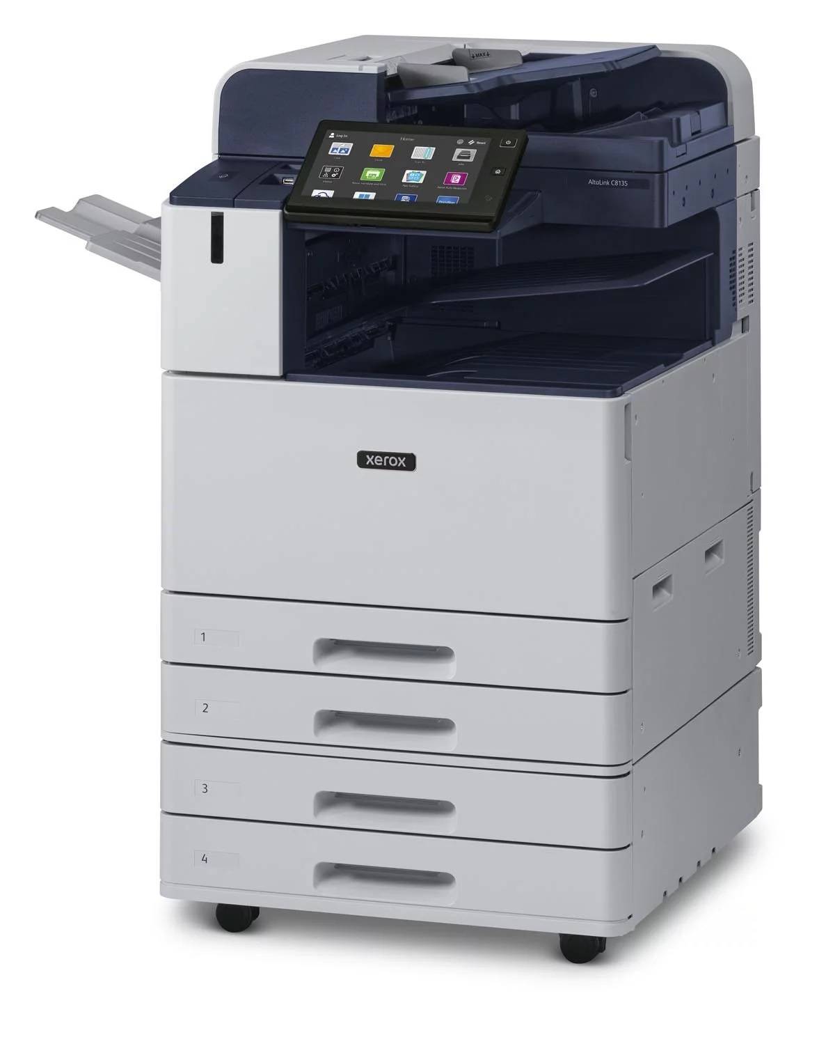 C8201V_T - Базовый модуль МФУ, Xerox, AltaLink C8230/C8235, C8201V_T, Лазерный , SRA3, 30 / 35 стр./мин., Подача 2 180 листов, Двусторонний автоподатчик документов, до 161 изобр./мин., Сенсорный дисплей 10.1", 1.91 ГГц CPU, 4 ГБ RAM, 256 ГБ SSD, USB 2.0, Ethernet 10/100/1000, NFC, Fax