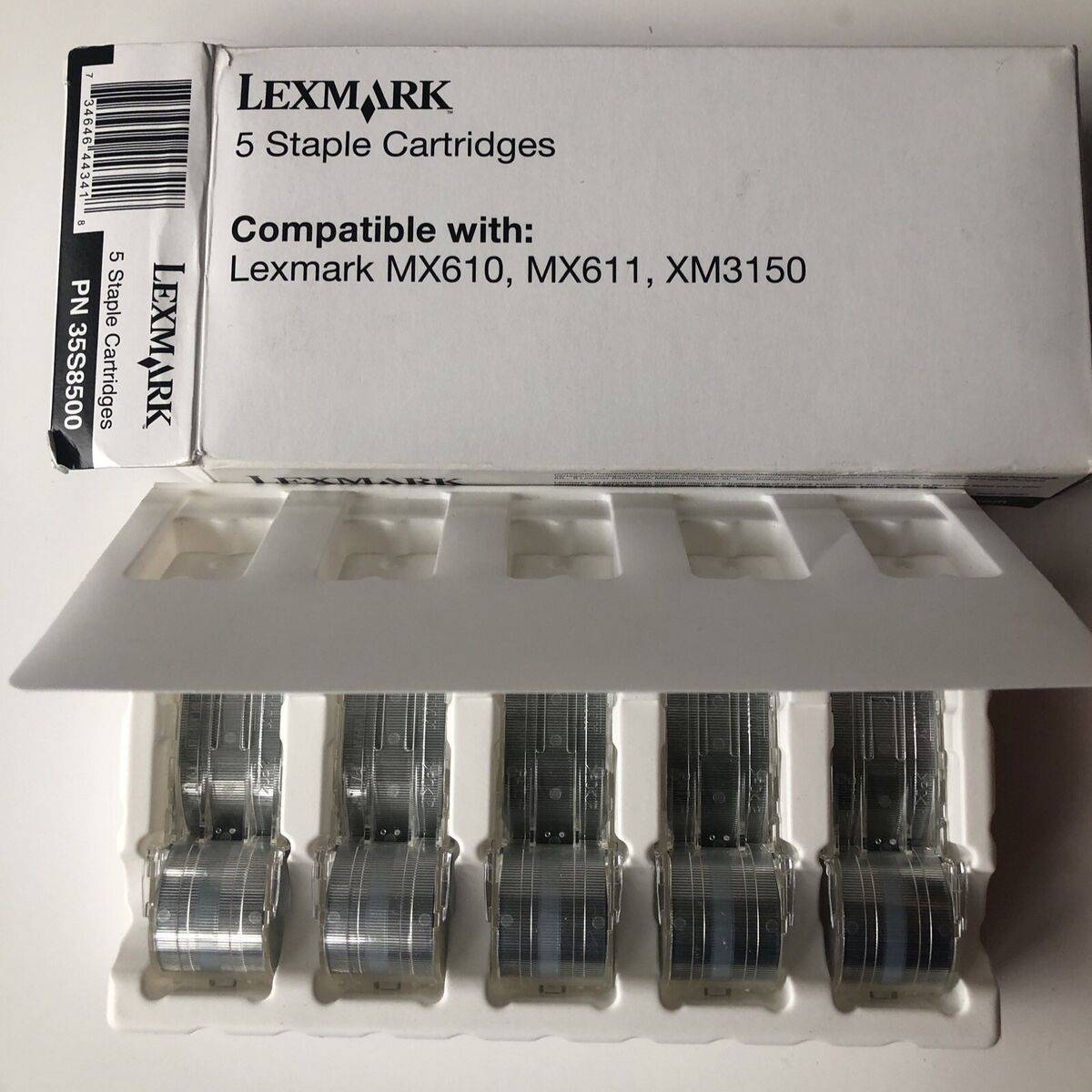 Lexmark 35S8500 Staple Cartridges MX611de / MX611dhe / XM3150 / XM3150 with 4-years Parts Only (Maintenance Kit included)
