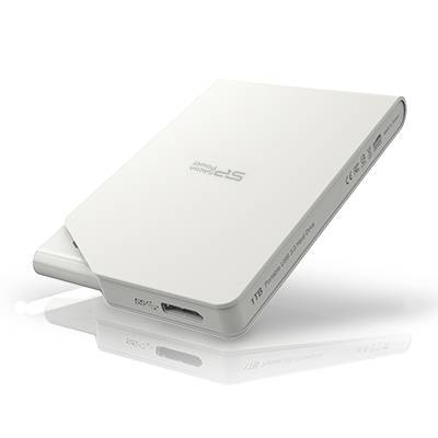 Silicon Power <SP500GBPHDS03S3W> Stream S03 White USB3.0 Portable 2.5" HDD  500Gb EXT (RTL)