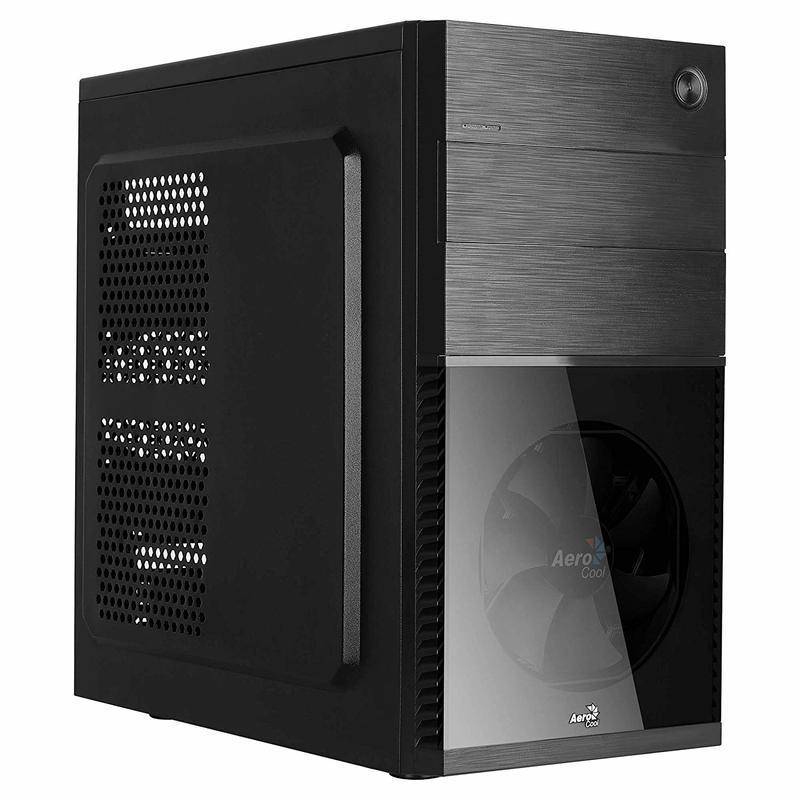 Корпус Aerocool Cs-105 Red (2xUSB, 2xAudio, 0.5 мм, 120 мм FAN <красная подсветка>, mATX, без БП)(4718009152557)