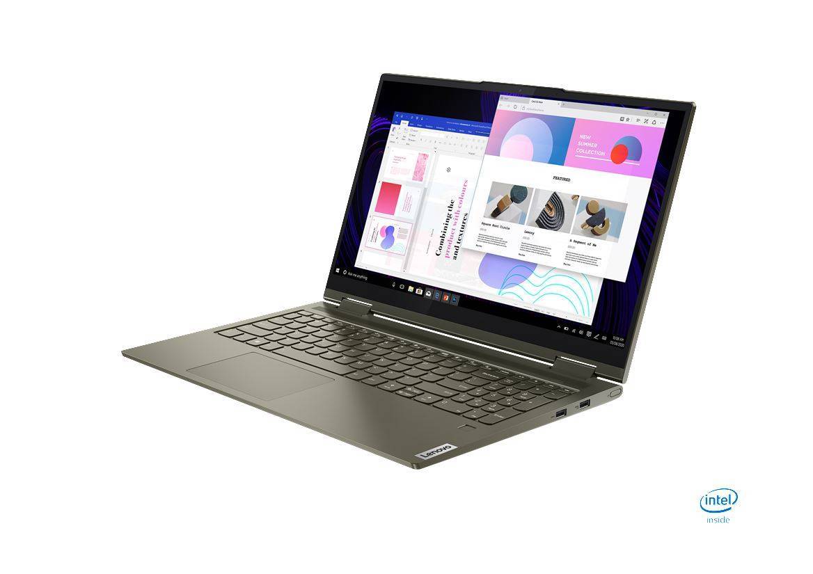 Ноутбук Lenovo YOGA 7 15ITL5 15.6" FHD Touch, Intel Core i5-1135G7, 8Gb, 512Gb SSD, no ODD, Win11, зеленый (82BJ0095RU)