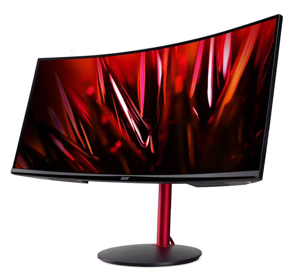 МОНИТОР 34" Acer Nitro XZ342CUPbmiiphx Black-Red (VA, изогнутый, 3440x1440, 144Hz, 1 ms, 178°/178°, 400 cd/m, 4000:1)