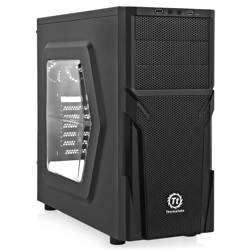 Miditower Thermaltake <CA-1B2-00M1WN-00> Black Versa H21 - Window ATX без БП, с окном