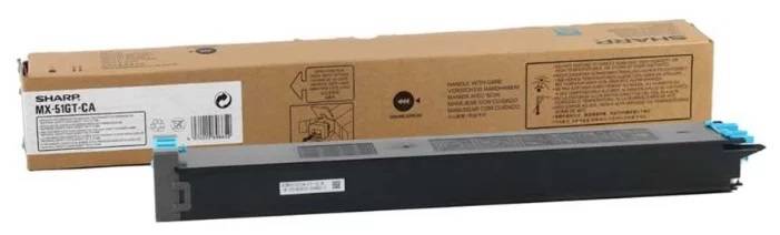 Тонер-картридж Sharp MX-4110 MX-51GTCA (18k) Cyan БУЛАТ s-Line под заказ, шт