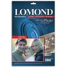 Фотобумага LOMOND Тёплый Атлас, 280г/м2,A4 (21X29,7см)/20л