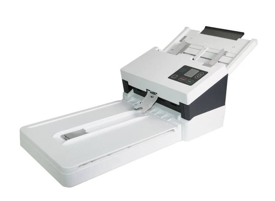 Сканер Avision AD345FN с планшетным модулем,  A4,  60 стр./мин., дуплекс, автоподатчик 100 листов,  Ethernet, USB 3.2