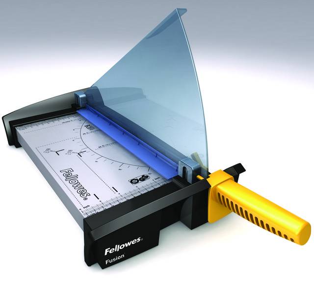 Fellowes® Резак сабельный FUSION A4, 10 листов, длина резки 320 мм, SafeCut™Guard
