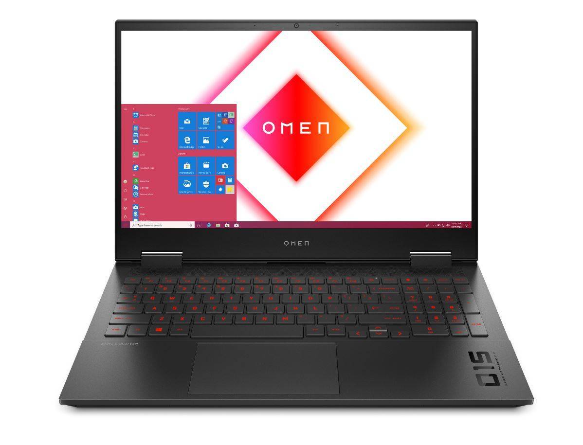 Ноутбук HP Omen 15-ek0037ur 15.6" FHD, Intel Core i7-10750H, 16Gb, 512Gb SSD, no ODD, nVidia RTX2060 6Gb, Win10, черный