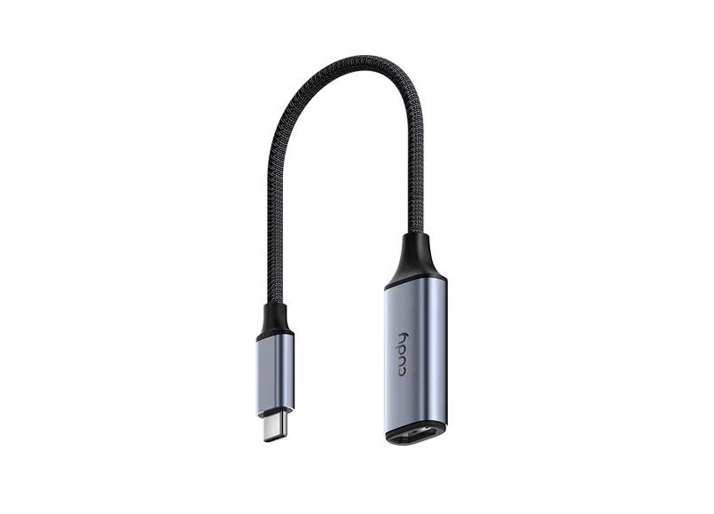 Адаптер USB-C — HDMI/ USB-C To 4K@60Hz HDMI adapter, Host: USB-C, 1 x HDMI 4K@60Hz, Aluminum alloy, compatible with MacBook, Mac Pro, Mac mini, iMac, Surface Pro, XPS, Flash Drive, Mobile HDD