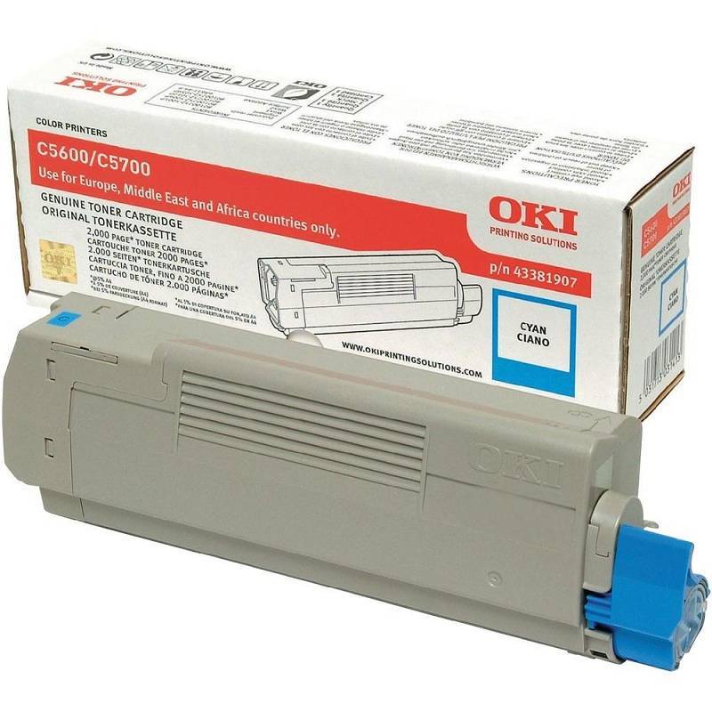 Тонер-картридж OKI C5600/5700 6K (cyan)