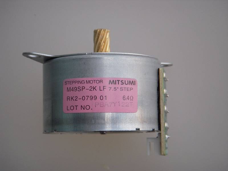 Мотор шаговый HP LJ 3015/3020/3030/M1005/ LBP2900/3000/FAX-L100/120/140/160 (RK2-0799/RK2-0107) OEM