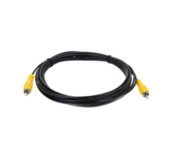 Кабель соединительный RCA (M) - RCA (M) черный 5m, Telecom <TAV4158-5M>