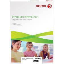 Бумага Premium Never Tear XEROX A4, 195мк, 100 листов (синтетическая).