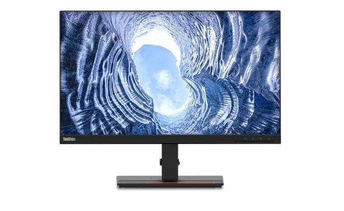 МОНИТОР 23.8" Lenovo ThinkVision T24h-20 Black с поворотом экрана (IPS, 2560x1440, 6 ms, 178°/178°, 300 cd/m, 1000:1)