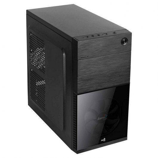 Корпус Aerocool Cs-105 Red (2xUSB, 2xAudio, 0.5 мм, 120 мм FAN <красная подсветка>, mATX, без БП)(4718009152557)