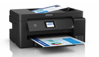 МФУ EPSON - L14150, A3, серия L, сканер: планшетный/протяжный, факс, цветной струйный, RJ-45, Wi-Fi, USB, 4800 x 1200dpi, Duplex, цвет чёрный, C11CH96404