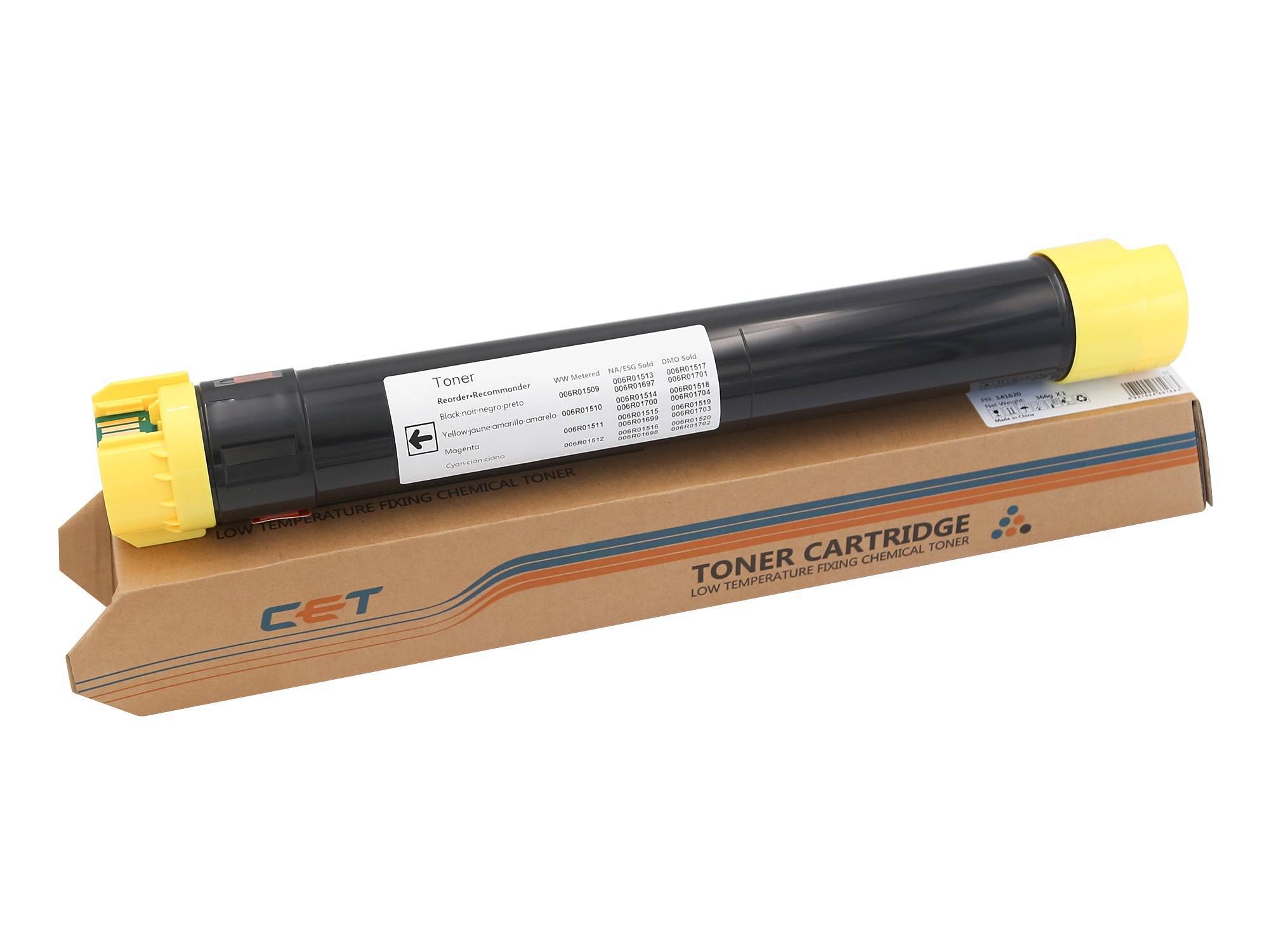 Тонер-картридж для XEROX AltaLink C8030/C8035/C8045 (CPT, CE08) Yellow (SA/E.EU) 351г, 15000 стр. (006R01704) CET