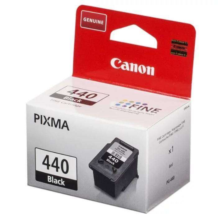 Canon PG-440 5219B001 Картридж для MG2140/3140, Черный, 180 стр.