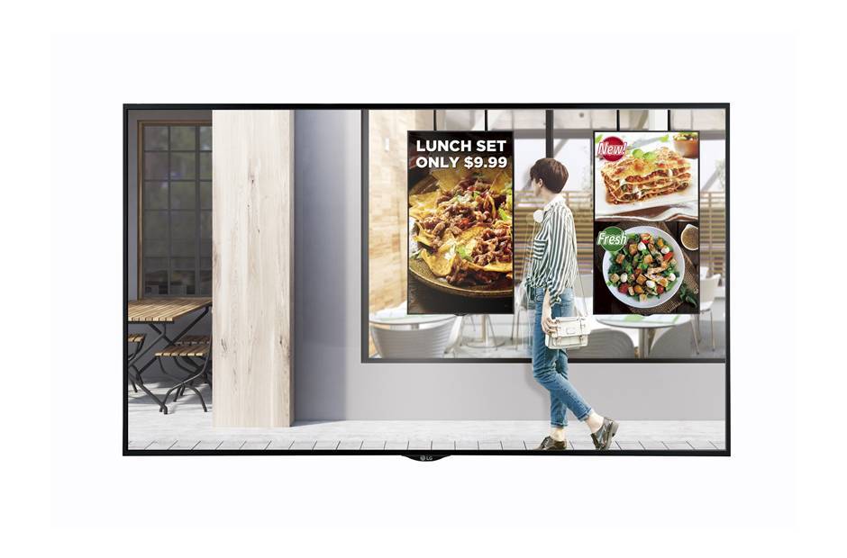 Профессиональная панель LG 55" 55XS2E Black (IPS М+, LED, 1920х1080, 178°/178°, 2500 cd/m, 1000:1, +DVI, +DP, +2хHDMI, +