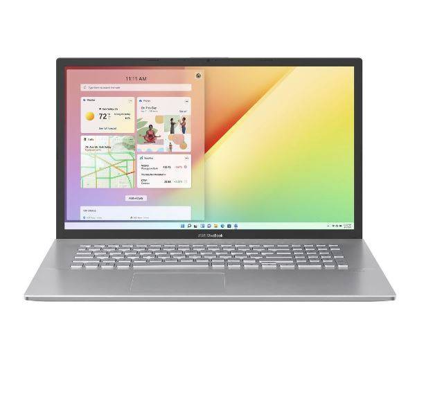 Ноутбук ASUS F712FA-AU762T (QWERTZY) 17.3" FHD, Intel Core i7-10510U, 8Gb, 512Gb SSD, no ODD, Win11, серебристый*