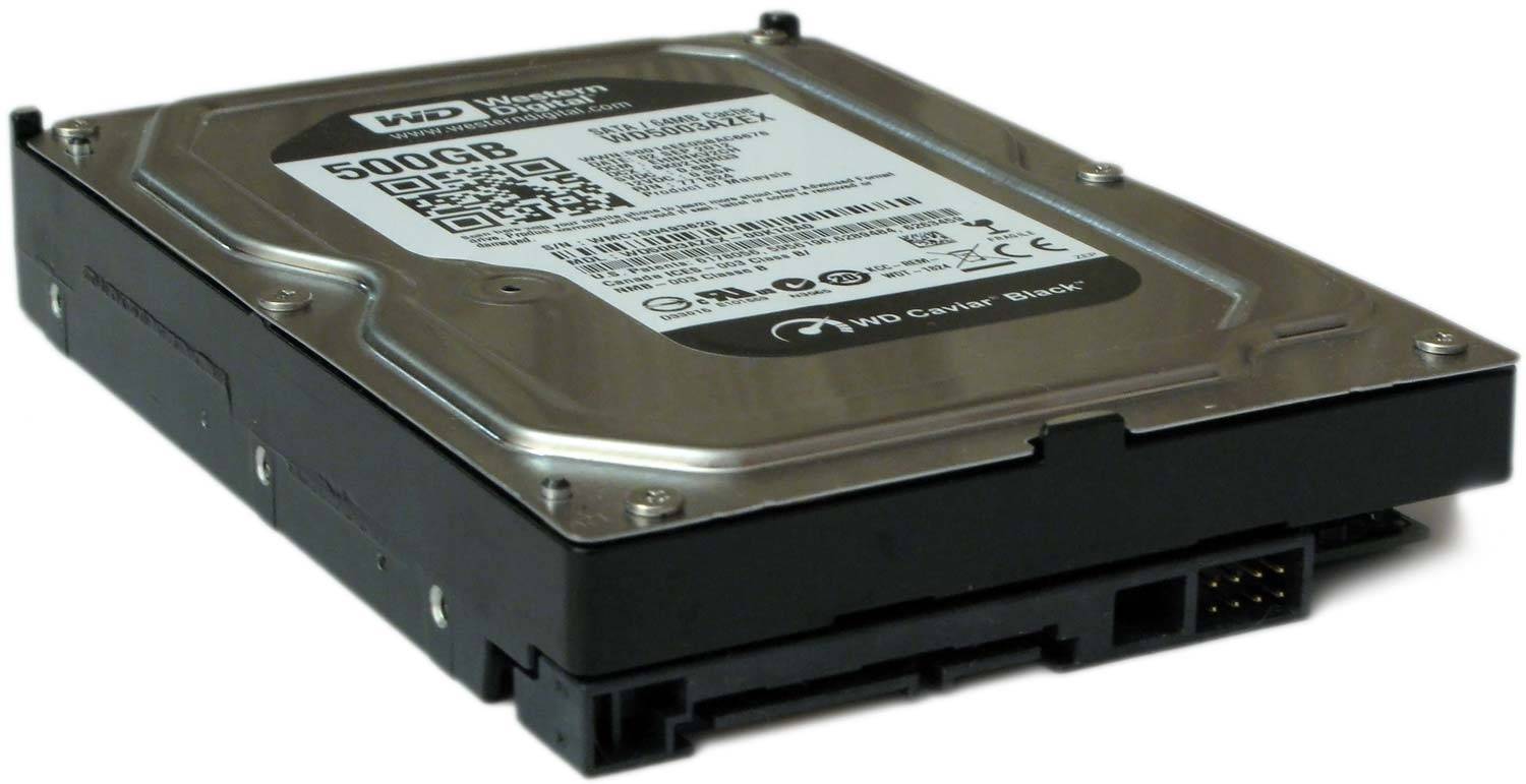 Жесткий диск Desktop 500 GB WD WD5003AZEX Black 3.5", SATA3, 6Gb/s, 7200 RPM, 64Mb