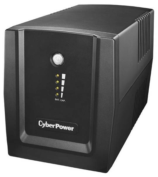 ИБП CyberPower UT1500El , Line-Interactive, 1500VA/900W, 4+2 IEC-320 С13 розетки, USB, RJ11/RJ45, Black, 0.25х0.17х0.35м., 10.1кг. UT1500EI