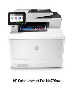 HP Color LaserJet Pro M479fnw(Pr/Scan/Copier/Fax A4, 600x600(IR3600)dpi, 27color/27mono ppm, 512Mb+512Mb flash, 2 лотка(250л+50л), ДАПД(29(46)ppm) на 50л, Сенсорный дисплей 10,9 см, печать,сканирование с USB носителей, ePrint, беспроводная сеть 802.11b/g/n/USB/GLAN)(Замена CF377A) ( W1A78A )
