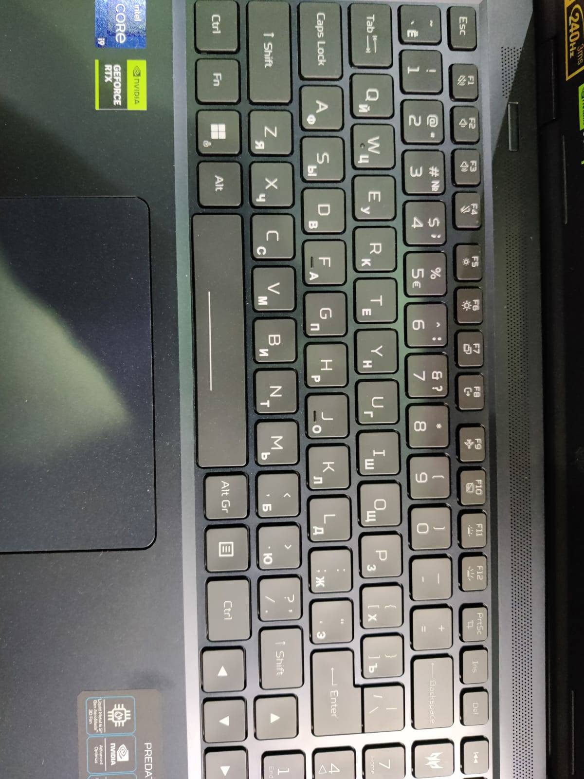 Ноутбук Acer Gaming PHN16-72-903U 16" WQXGA IPS, Intel Core i9-14900HX, 16Gb, 1024Gb SSD, Nvidia GTX4070 8Gb GDDR6, noOS