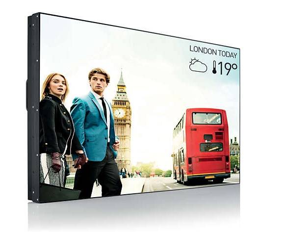 LED панель Philips 49" BDL4988XC/00 (бесшовная, 49", 1920x1080 FullHD, 450кд/м2, 1300:1, 178град, светодиодная подсветка по всей площади экрана, стык 3.5 мм)