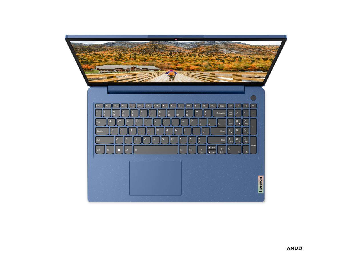 Ноутбук Lenovo IP3 15ALC6 15.6" FHD, AMD R3-5300U, 8Gb, 256Gb SSD, no ODD, no OS, синий (82KU00JQRK)