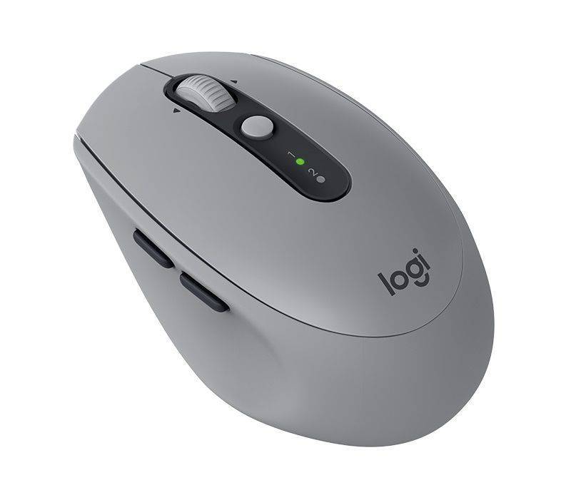 Logitech Мышь беспроводная M590, Bluetooth, 2.4 GHz/USB-ресивер (Logitech UnifyingR), 1000dpi, 1хAA, серый.