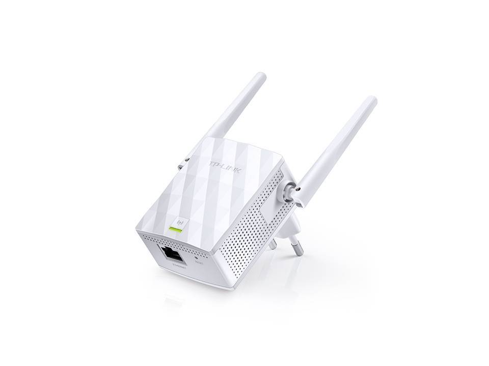 TP-Link TL-WA855RE Усилитель Wi-Fi сигнала N300, до 300 Мбит/с на 2,4 ГГц, LAN 1x100 Мбит/с, внешних антенн: 2x4dBi