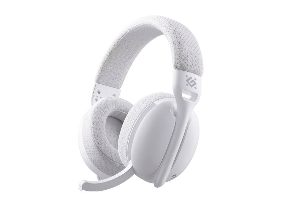 Беспроводные наушники Defender Triple белый, накладные, Bluetooth + радиоканал 2.4ГГц, складная конструкция, микрофон, до 20 ч