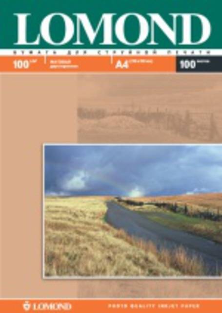 Бумага Lomond 0102002 A4/100г/м2/100л./белый матовое/матовое для струйной печати
