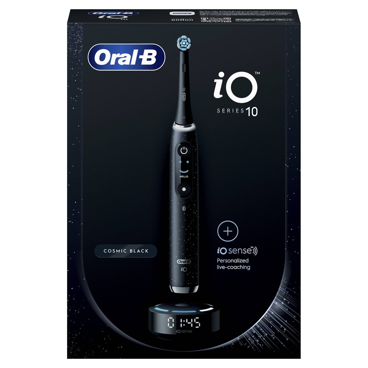 Oral-B Электрическая зубная щетка iO Series 10/iOM10 Cosmic Black 7 режимов тип 3758  1