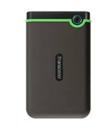 Внешний жесткий диск 2TB Transcend StoreJet 25M3G, 2.5", USB 3.1, резиновый противоударный, Милитари зеленый