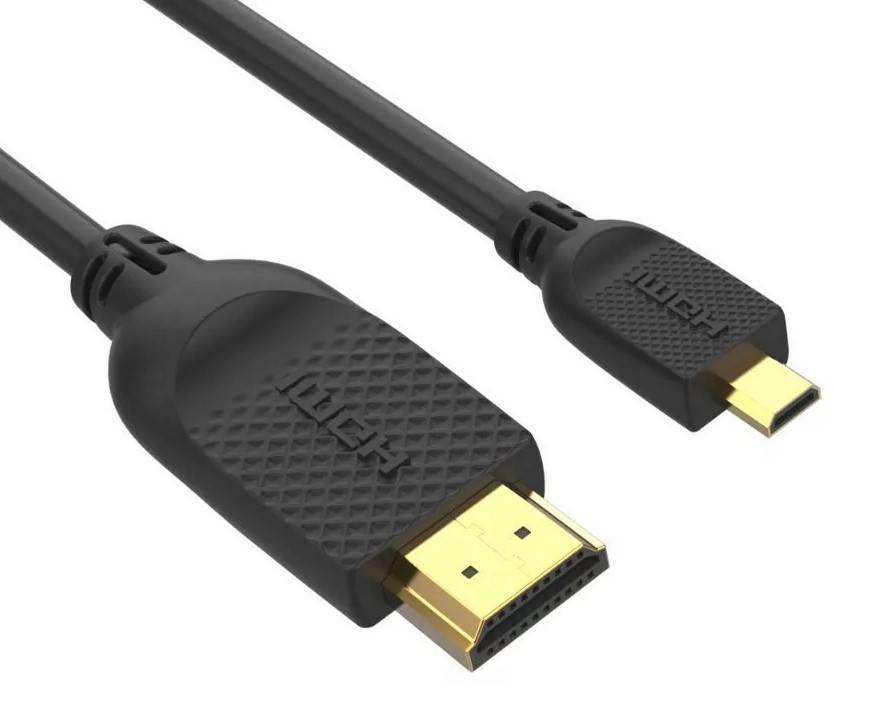 Кабель HDMI-19M --MicroHDMI-19M ver 2.0 1.8m, медь,  VCOM <CG587-1.8M>