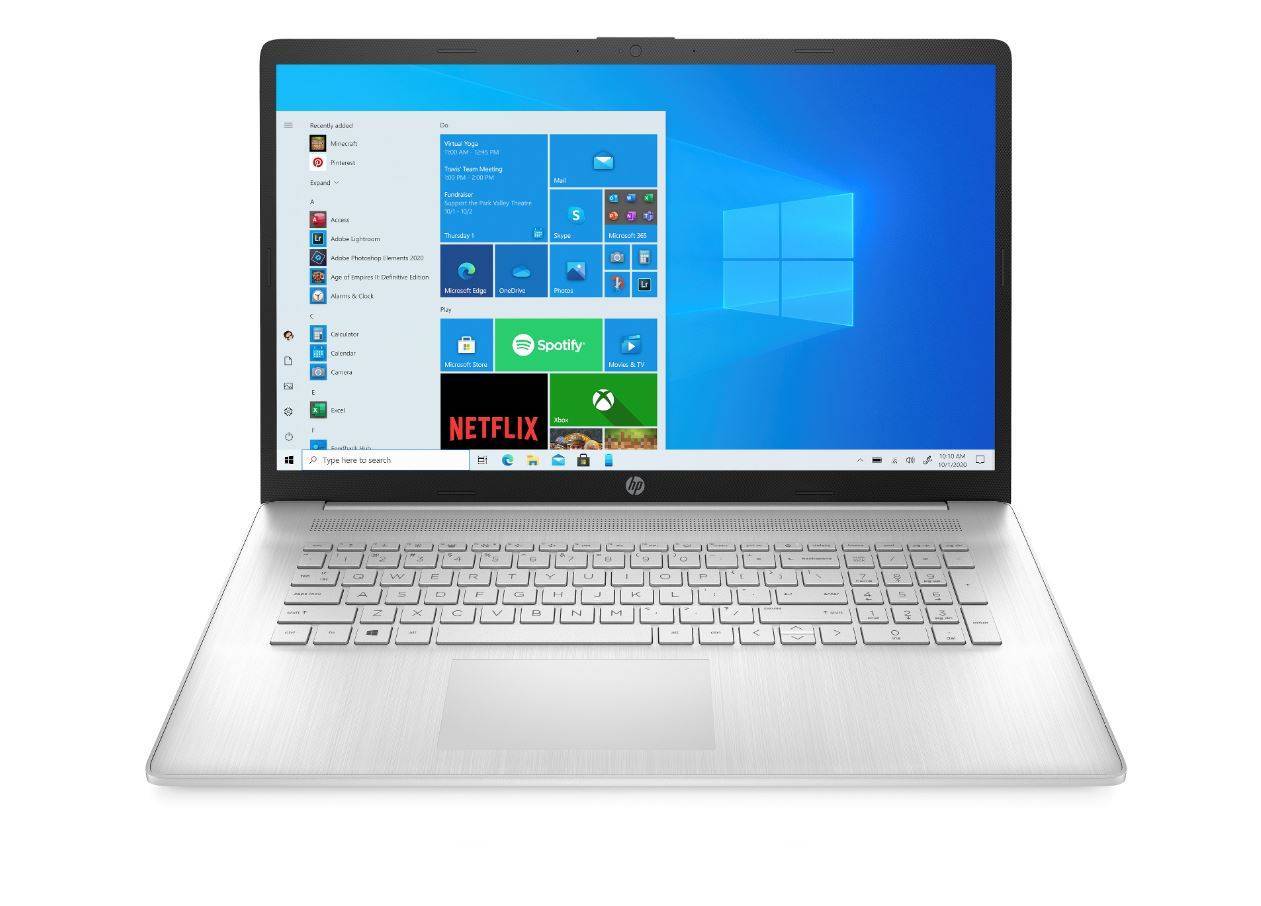 Ноутбук HP17 17-cn0084ur 17.3" FHD, Intel Core i3-1125G4, 8Gb, 512Gb SSD, no ODD, Win10, серебристый