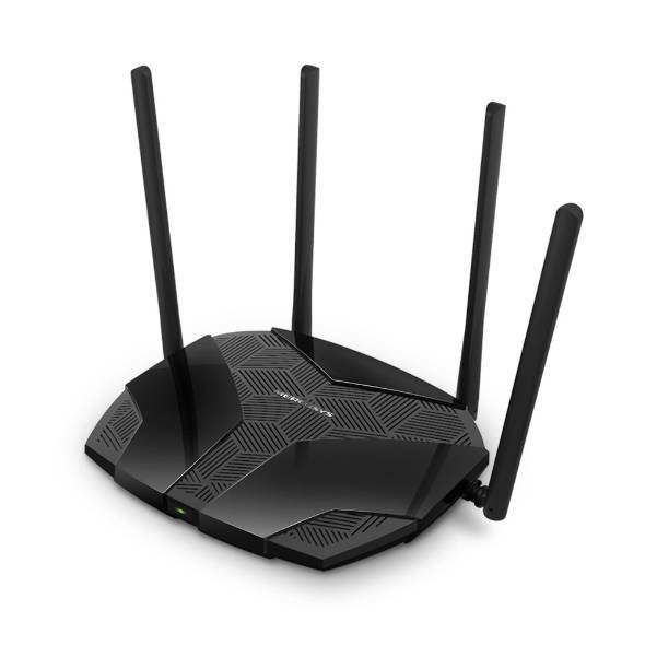 Роутер Mercusys MR70X AX1800 Dual-Band WiFi 6 Router, 574 Mbps at 2.4 GHz + 1201 Mbps at 5 GHz,4× Fixed External Antennas, 3× Gigabit LAN Ports, 1× Gigabit WAN Port, 1024-QAM, OFDMA, Router/Access Point Mode, MU-MIMO, WPA3, TWT, BSS Color
