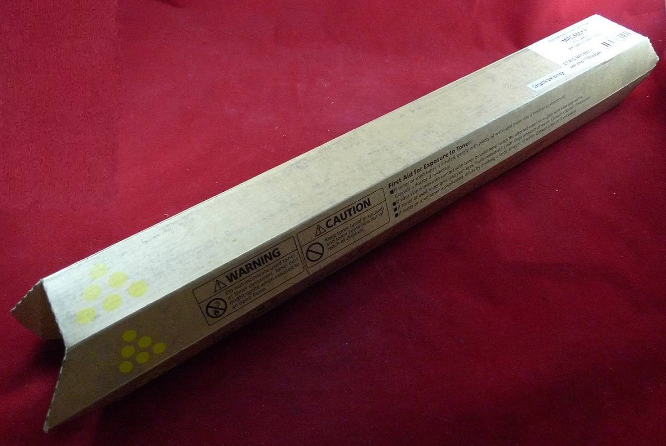 ELP CT-RIC-MPC5501Y Тонер-картридж Ricoh Aficio MP C4501/C5501/C5000, type MPC5501E yellow (туба,  410г) ELP Imaging®