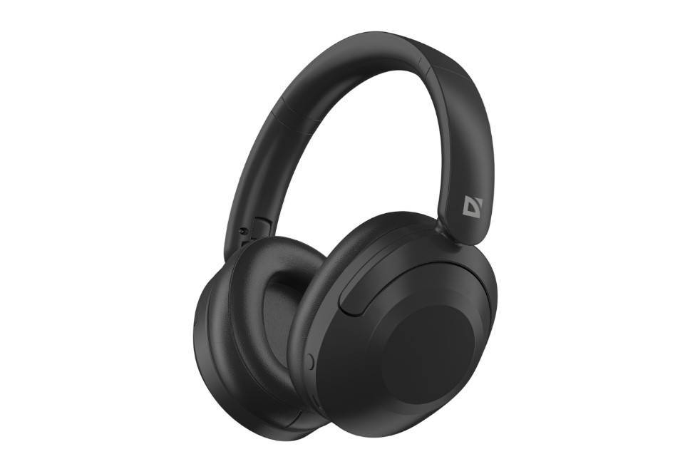 Беспроводные/проводные наушники Defender FreeMotion B490 черный, накладные, Bluetooth + проводной, складная конструкция, микрофон, до 14 ч