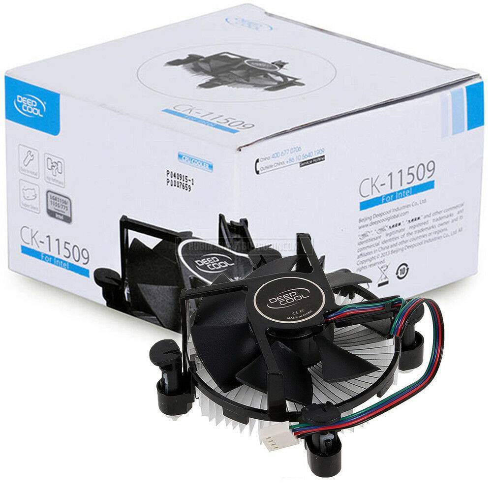 Кулер DEEPCOOL CK-11509 (1150/1151/1155, 65W, 27dB, 2200 rpm, 92мм, 3pin) RTL