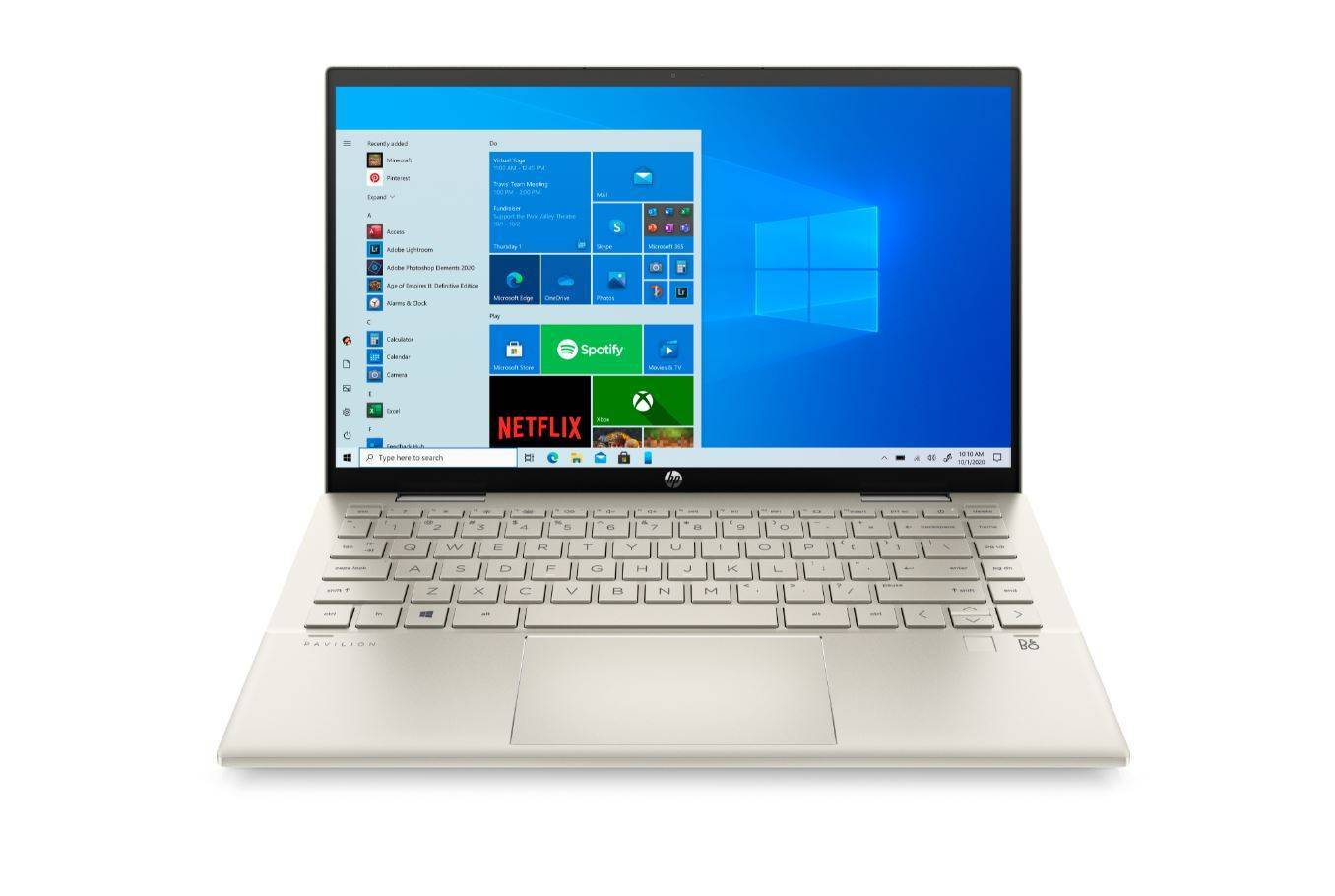 Ноутбук HP Pavilion x360 14-dy0009ur 14.0" FHD Touch, Intel Core i5-1135G7, 8Gb, 512Gb SSD, no ODD, Win10, золотистый