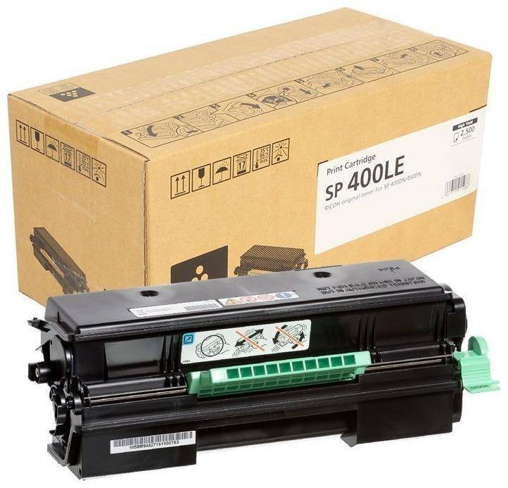Картридж лазерный Ricoh тип SP 400LE черный для SP 400DN/ SP 450DN 2500 отпечатков