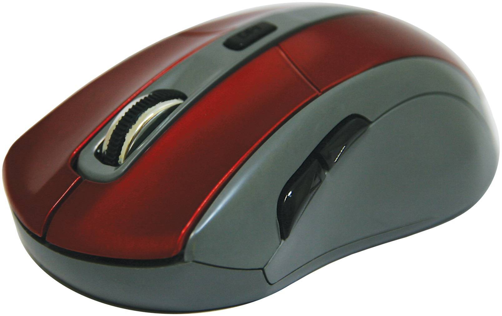 Мышь Defender Accura MM-965 красный/серый оптическая 1600dpi беспров. USB 5but (52966)