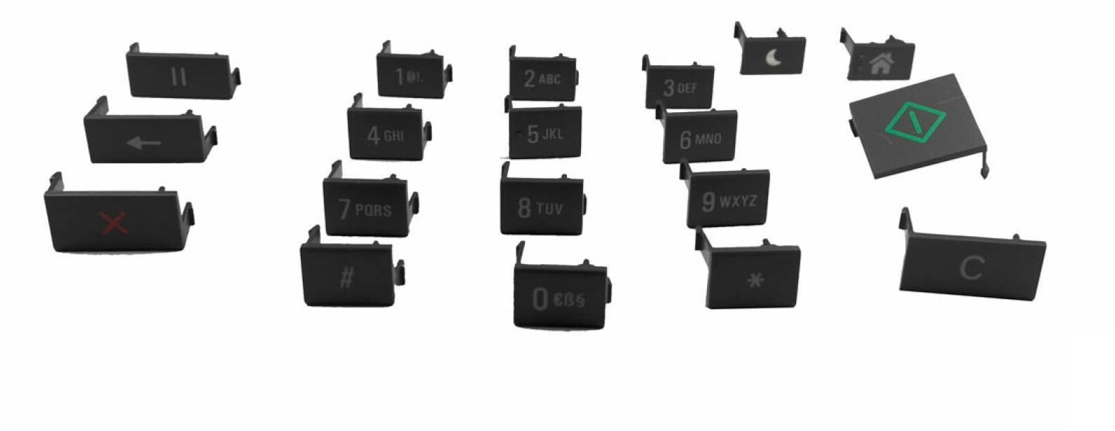 Кнопки панели оператора Lexmark MX71x/XM51xx (40X7863)