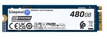 Твердотельный диск 480GB Kingston DC2000B M.2, NVMe,PCI-E 4.0 x4 [R/W - 7000/800 MB/s] 350 TBW with Heatsink