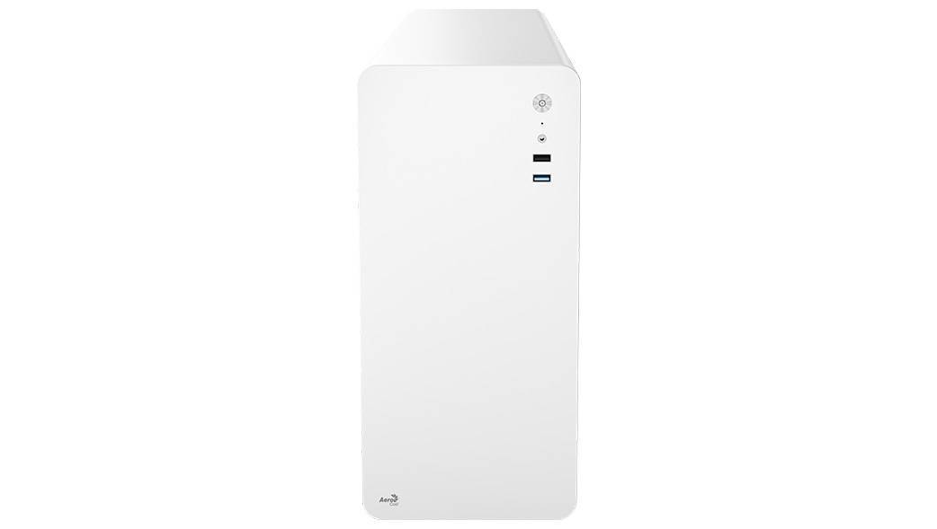 Корпус AeroCool CS-110-S-WT-v1 White Mini Tower (Micro ATX/mini-ITX, без БП, SGCC, Steel, 1x80mm) (4711099476831)